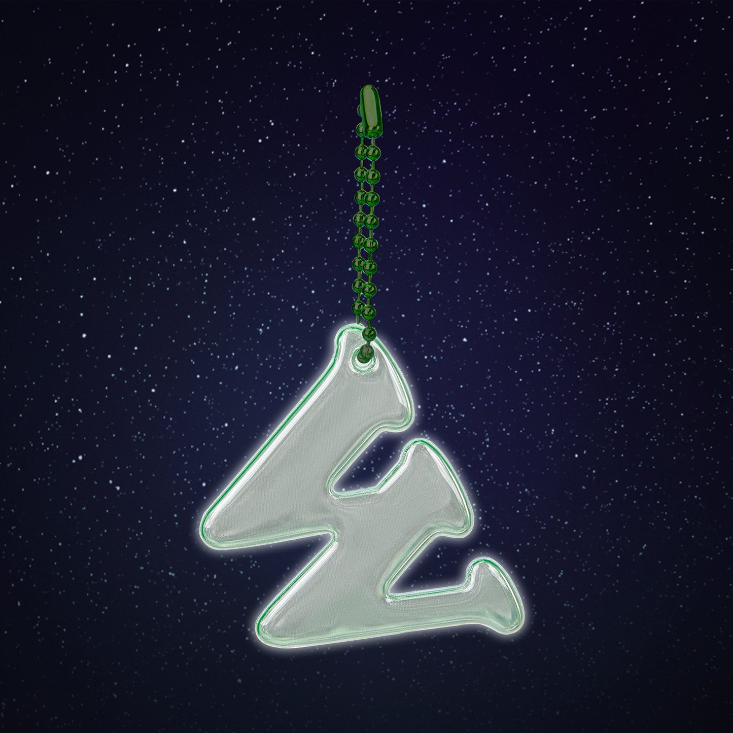 Reflektierender Anhänger Buchstabe W