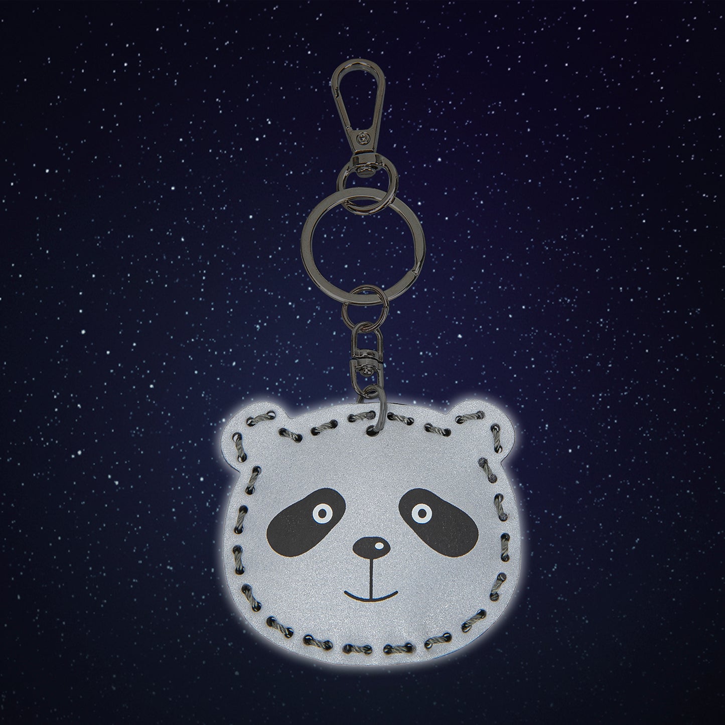 Reflektierender Anhänger Panda