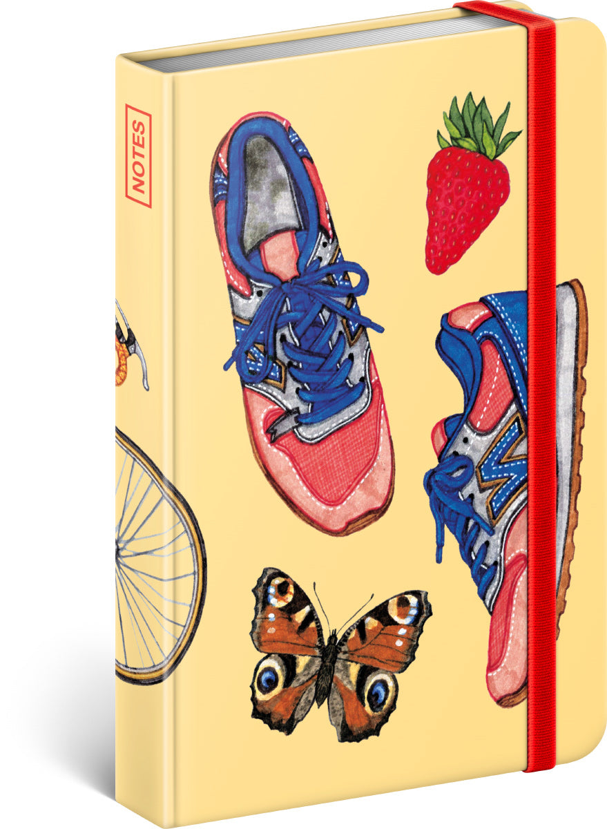 Notizbuch Sneakers - Kateřina Kynclová, liniert, 11 x 16 cm