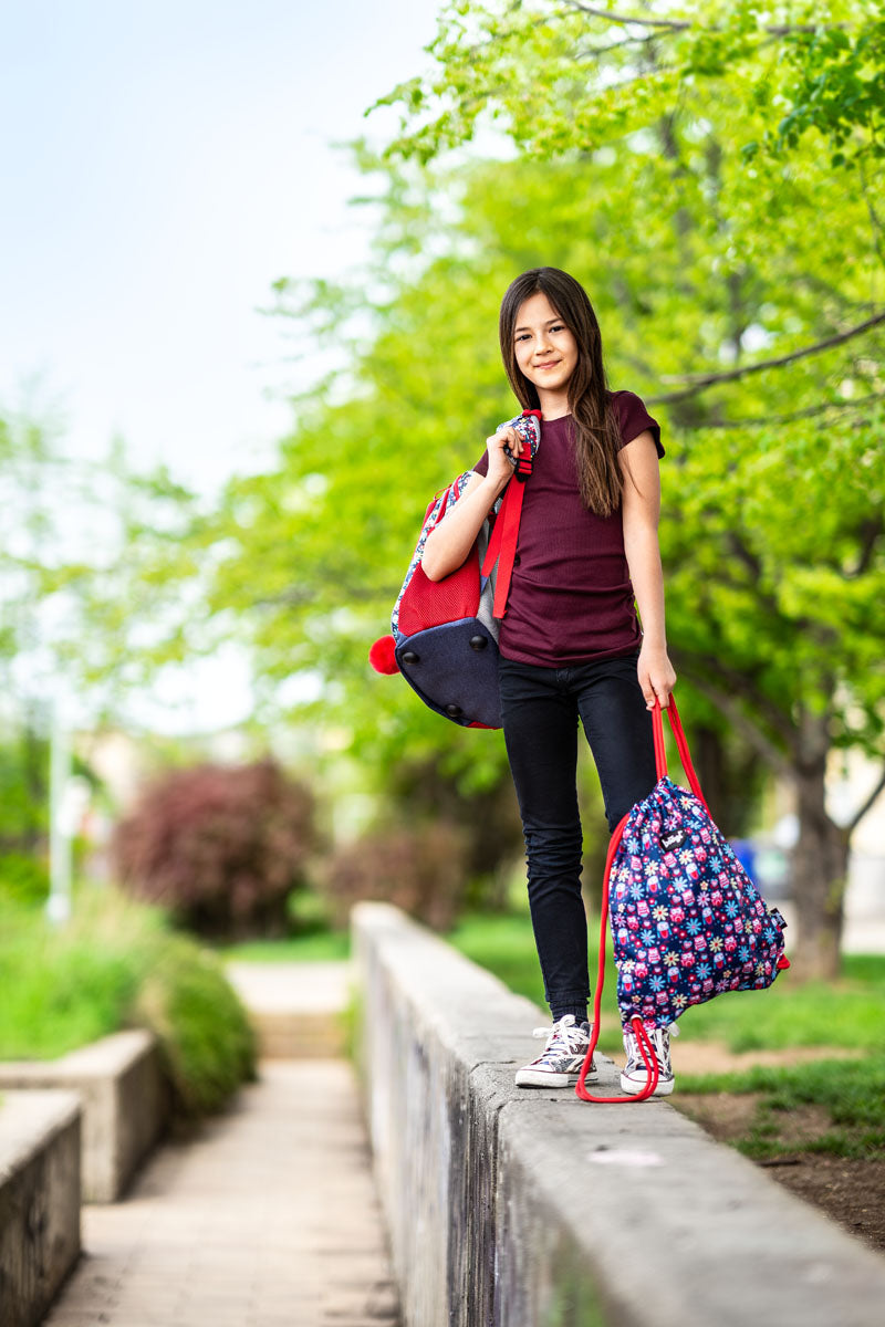 Turnbeutel Happy Owls