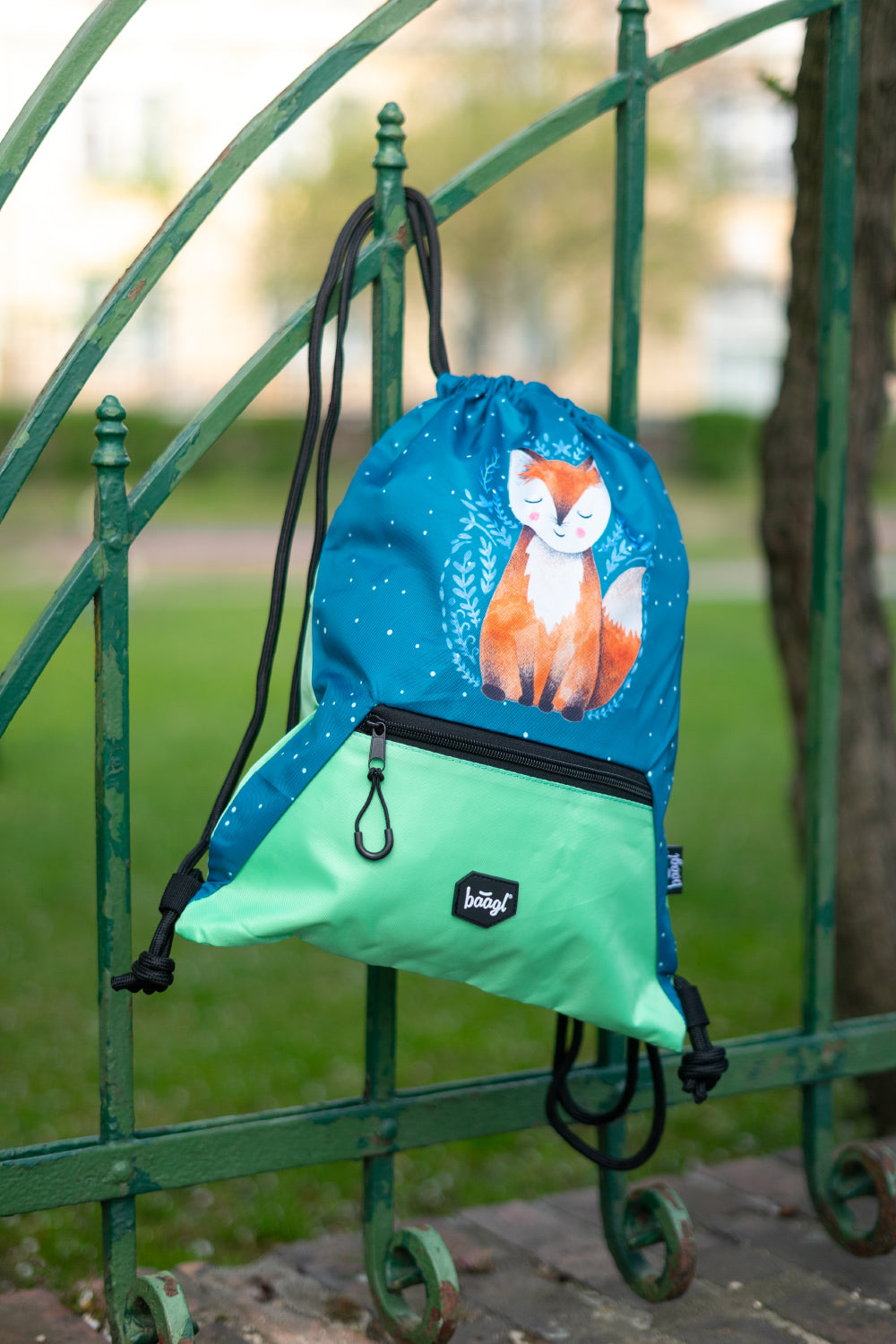 Turnbeutel mit Tasche Foxie