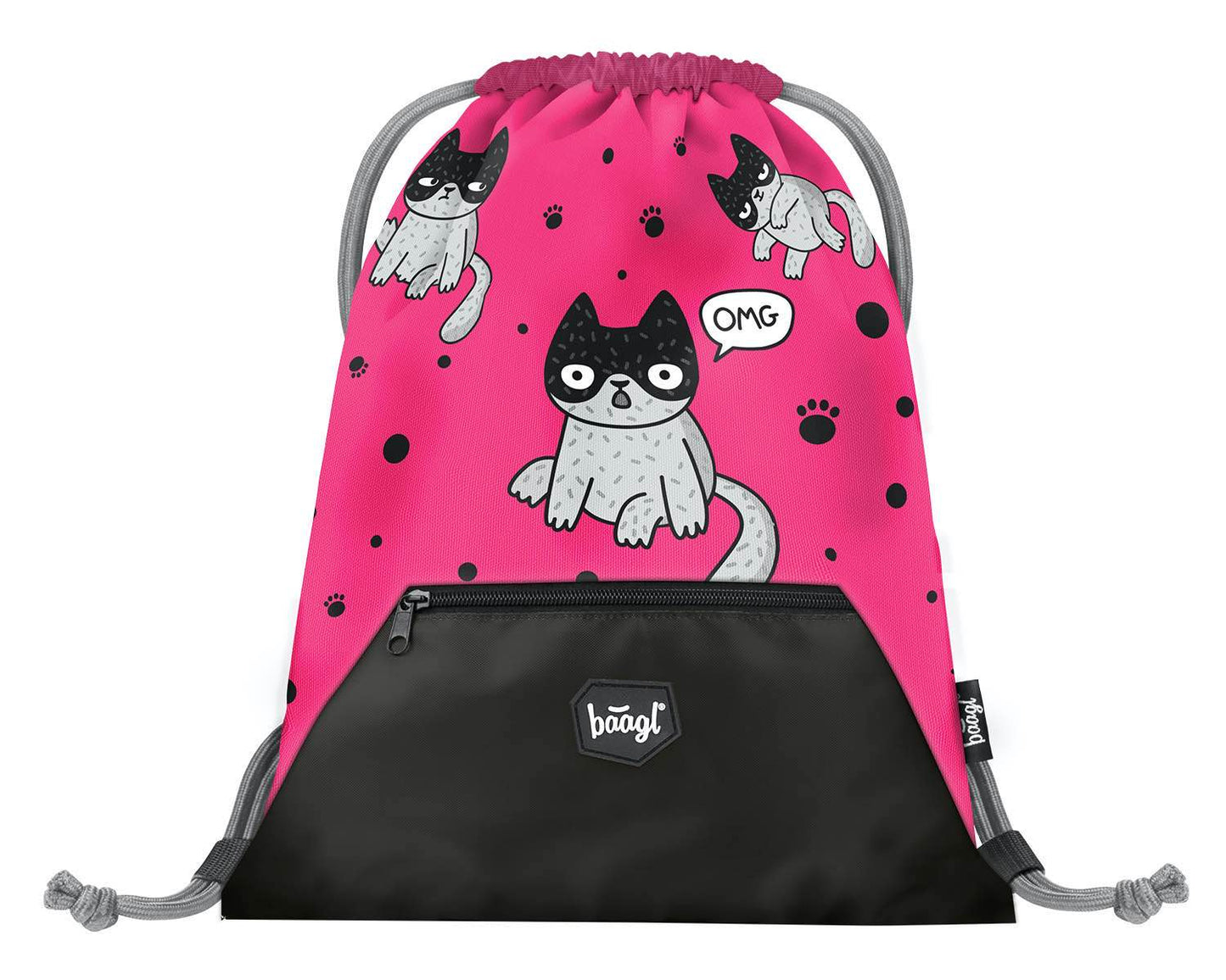 Turnbeutel mit Tasche Katzen