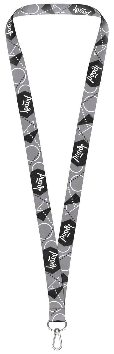 Schlüsselanhänger lang – Lanyard, Grau
