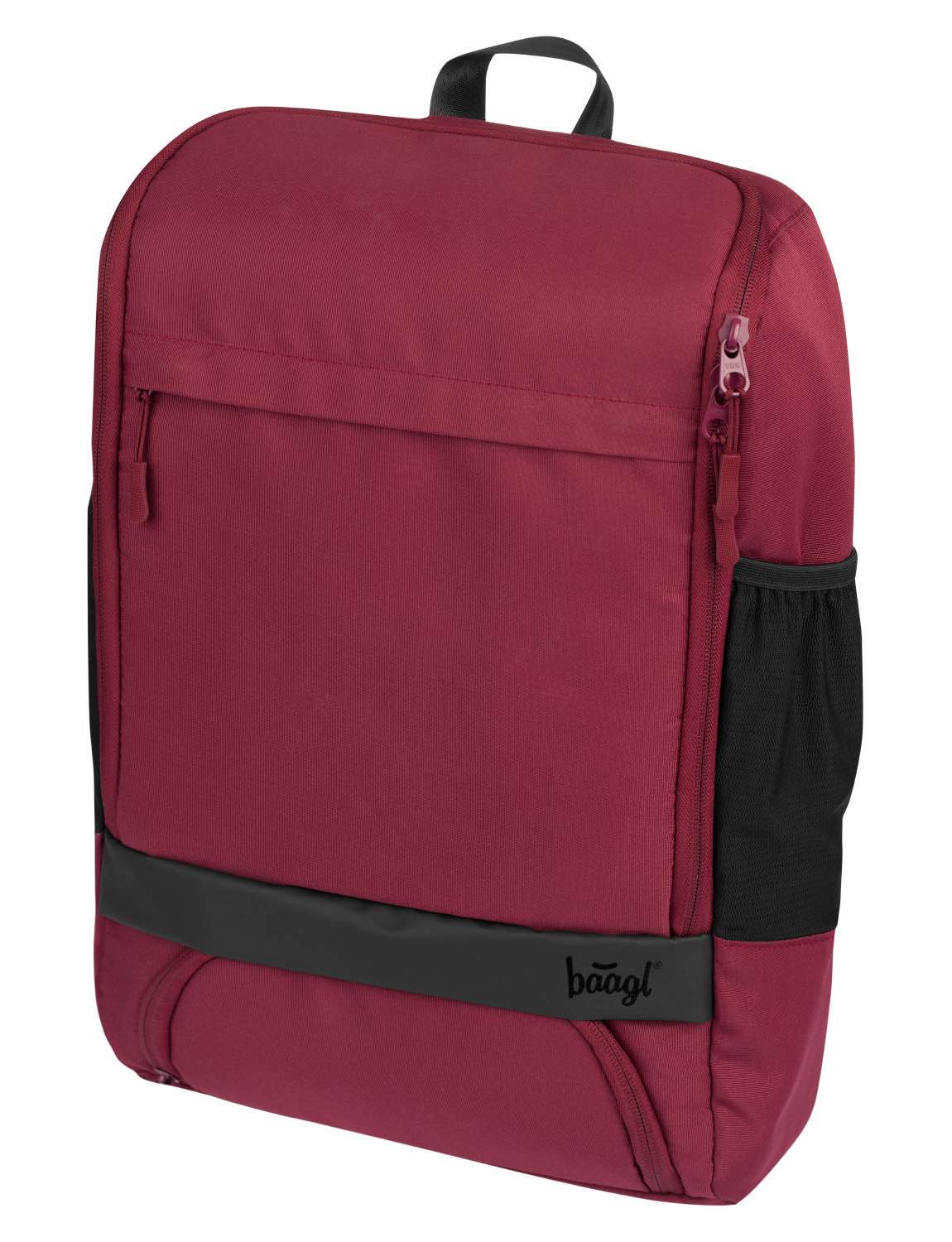 Cityrucksack RPET Bordeauxrot
