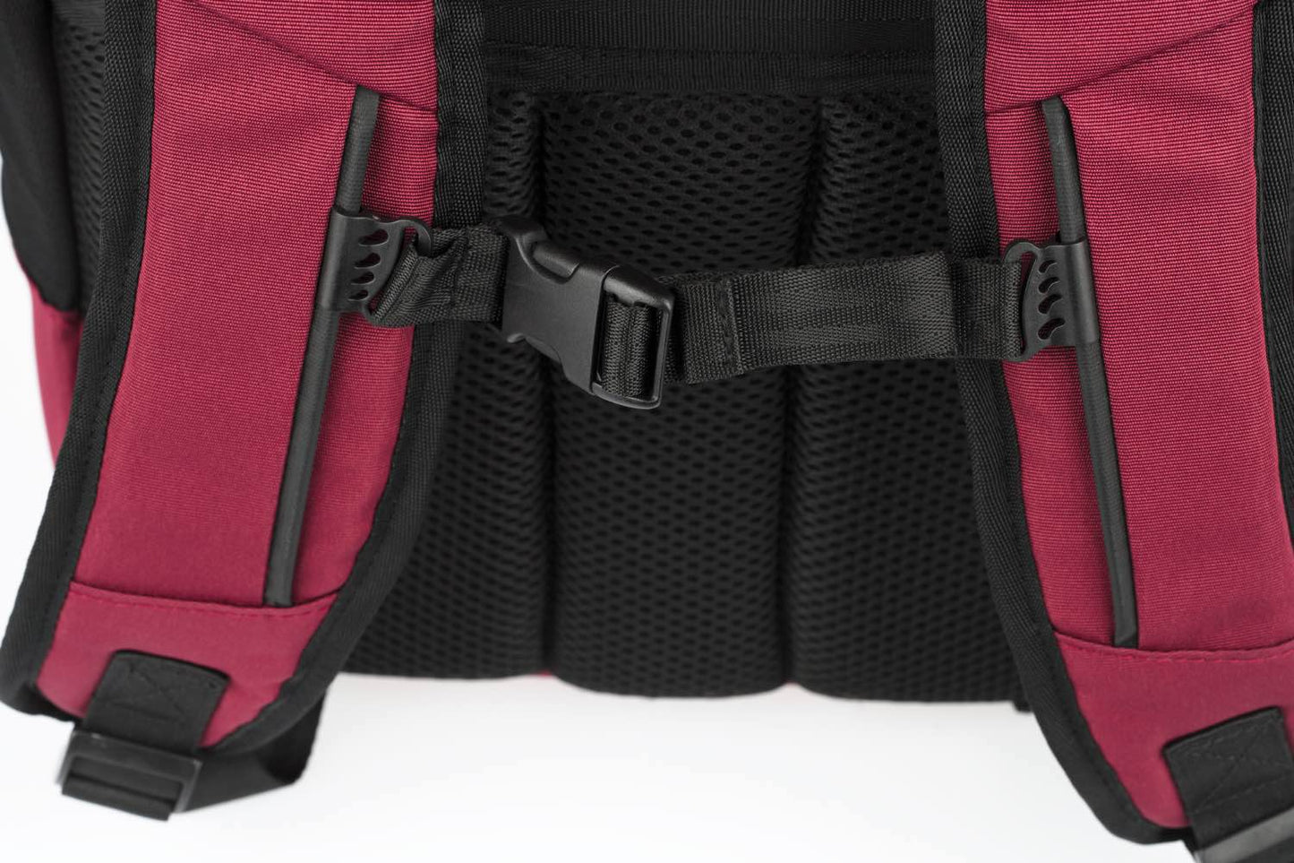 Cityrucksack RPET Bordeauxrot