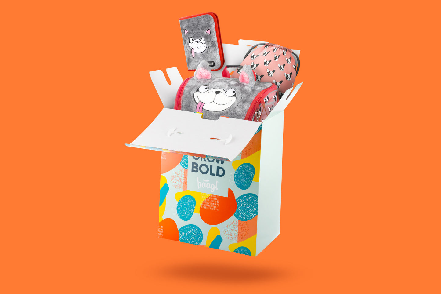 Geschenkbox für Schulranzen und Rucksäcke Farben