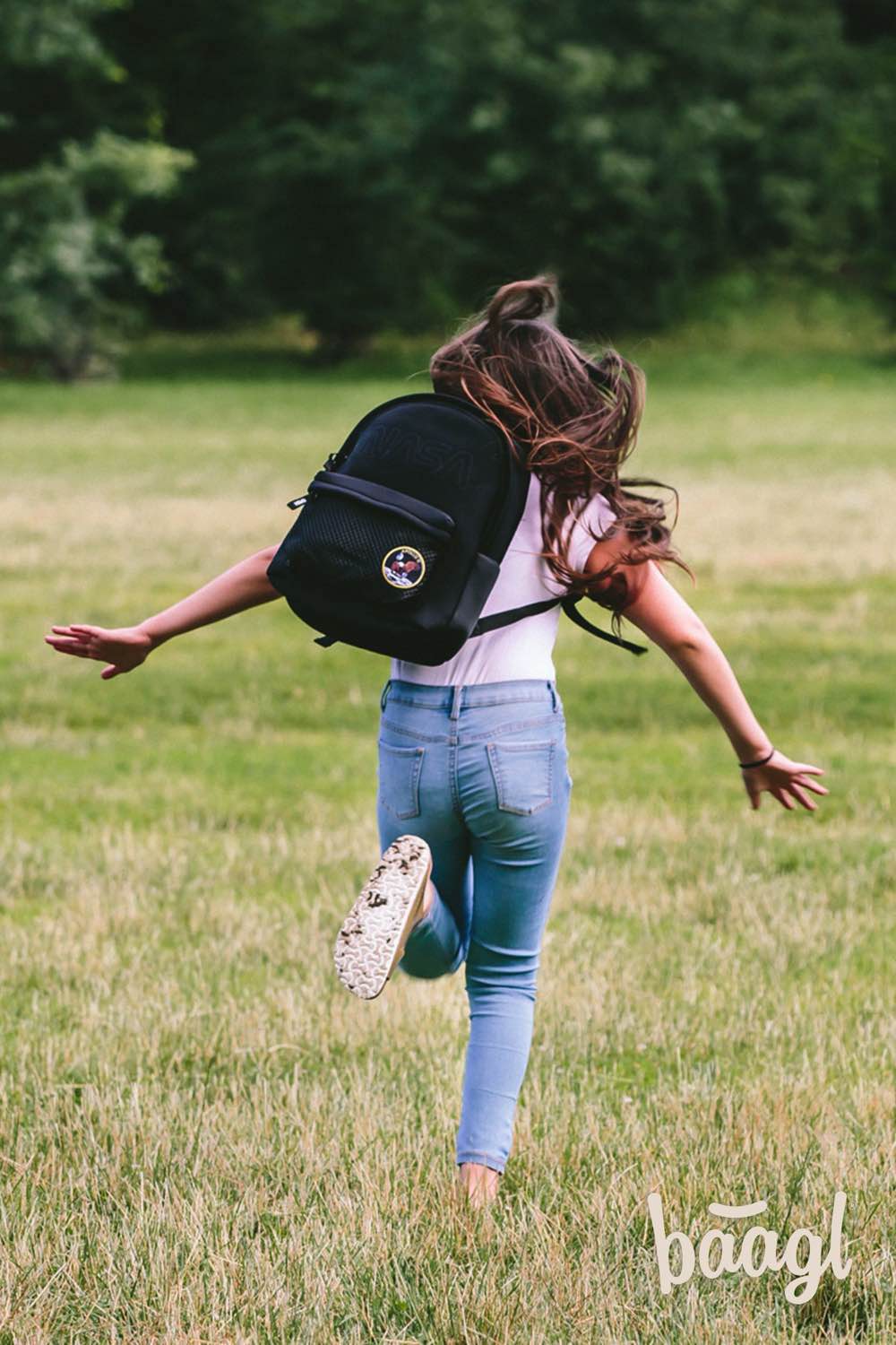 Rucksack NASA Schwarz