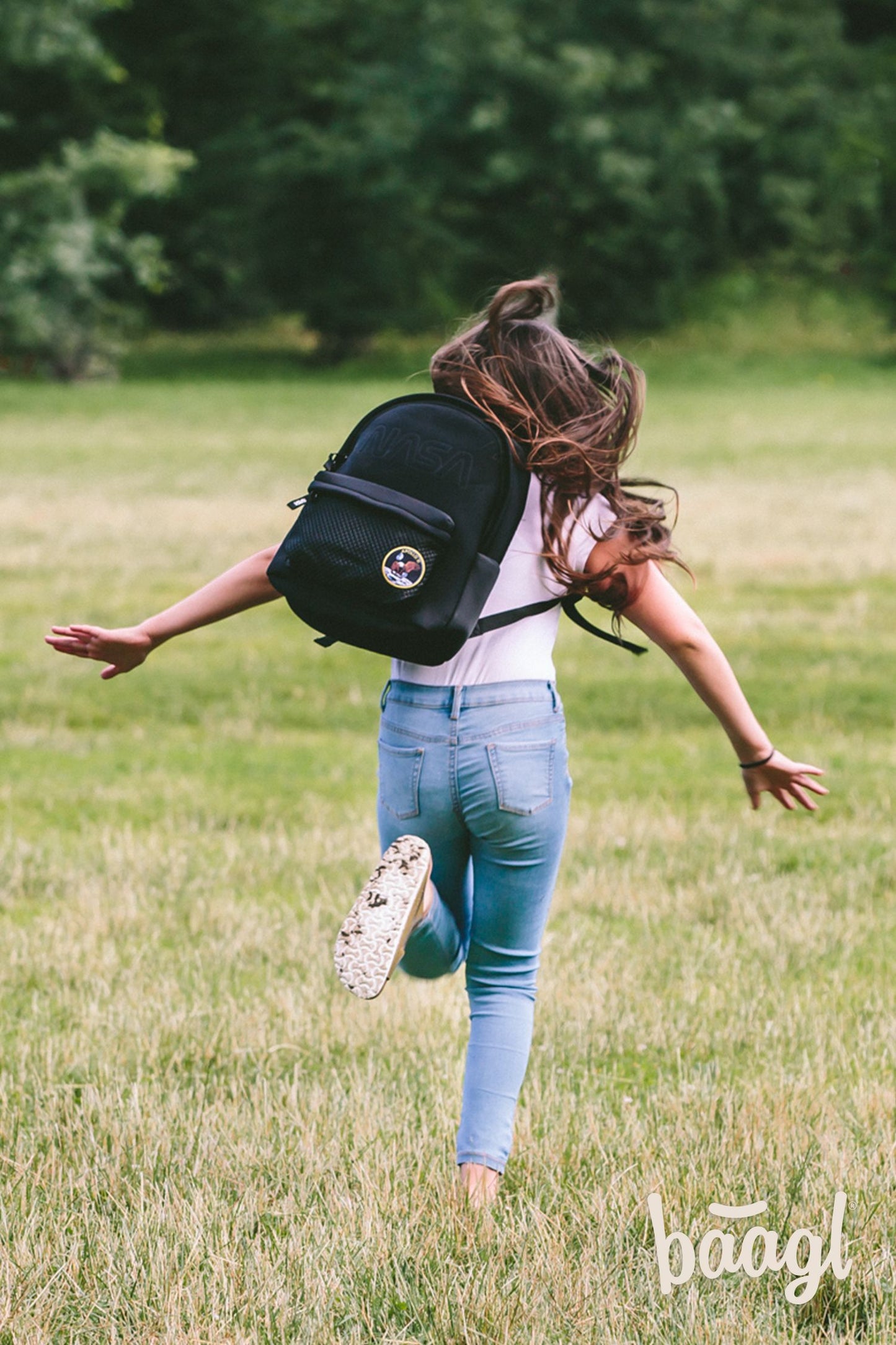 Rucksack NASA Schwarz