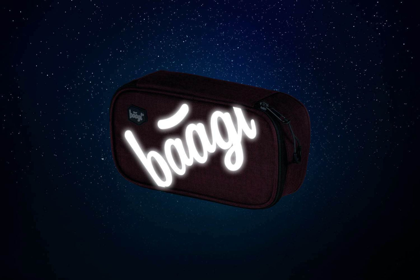 Federmäppchen Etui Logo Bordeauxrot