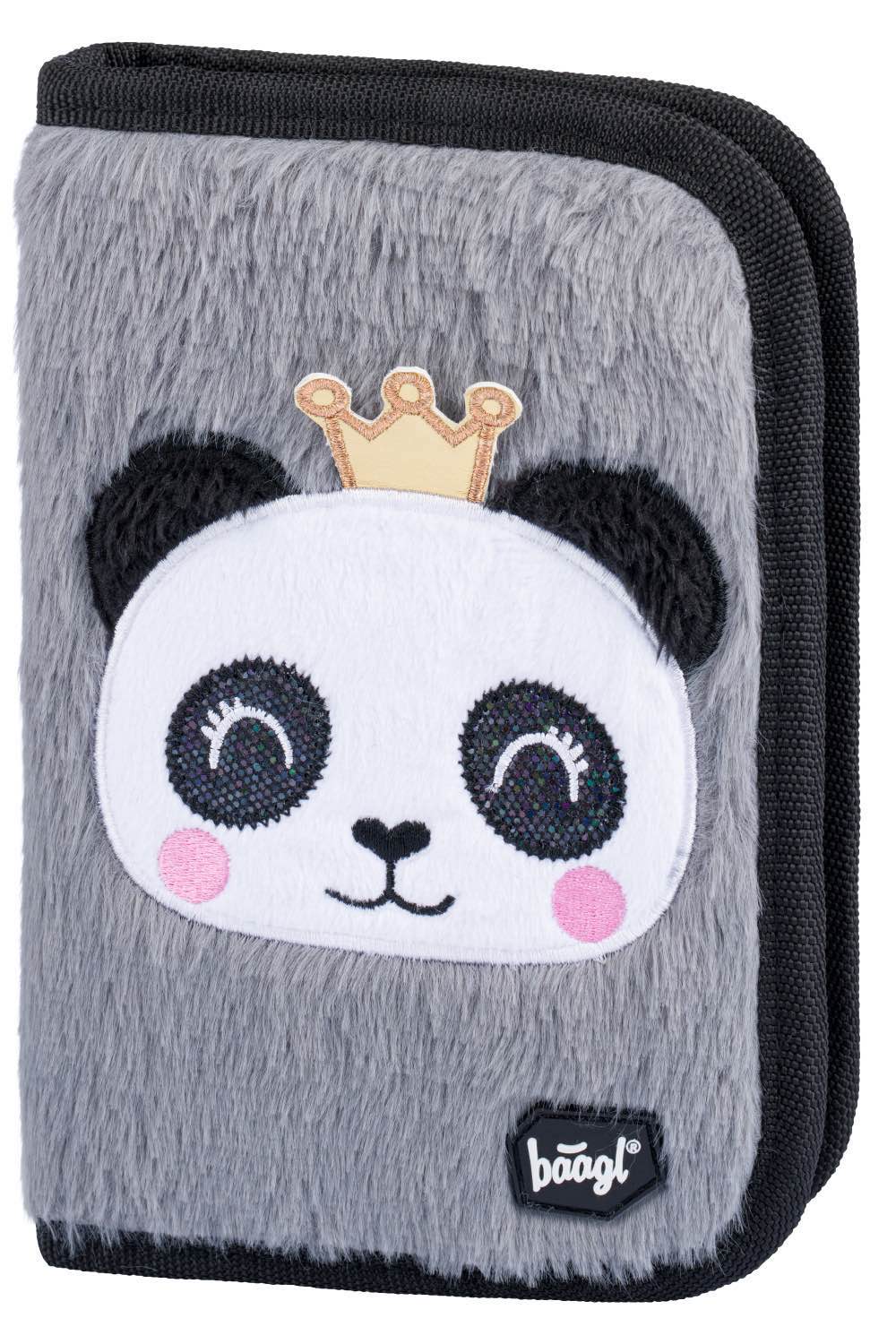 Panda Schulranzen-Set 4tlg: Schulranzen, Federmäppchen, Turnbeutel, Geldbeutel