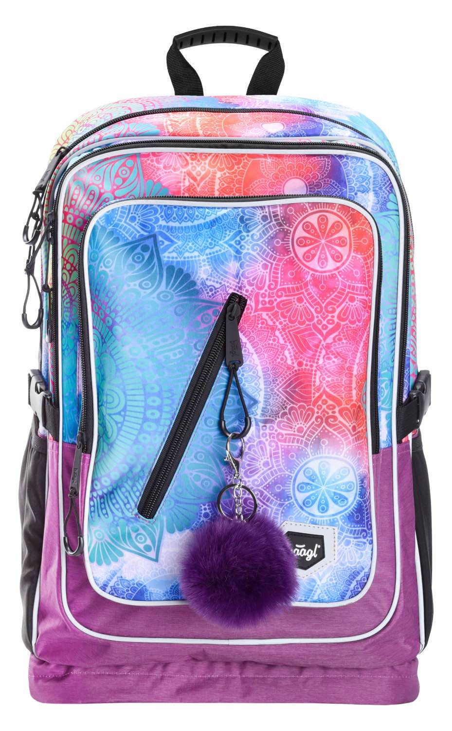 Cubic Mandala Rucksack-Set 3tlg: Rucksack, Federmäppchen, Turnbeutel