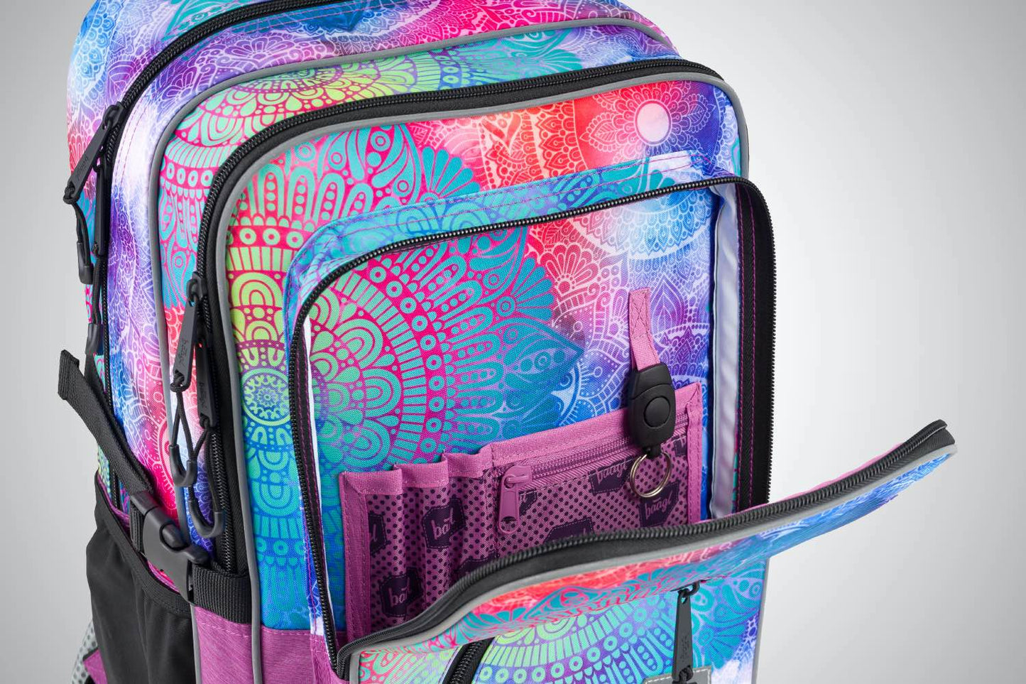 Cubic Mandala Rucksack-Set 3tlg: Rucksack, Federmäppchen, Turnbeutel