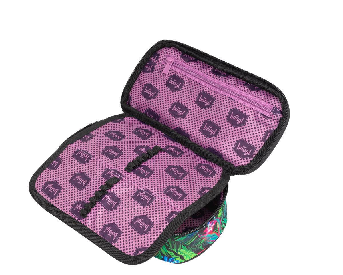 Cubic Tropical Rucksack-Set 3tlg: Rucksack, Federmäppchen, Turnbeutel