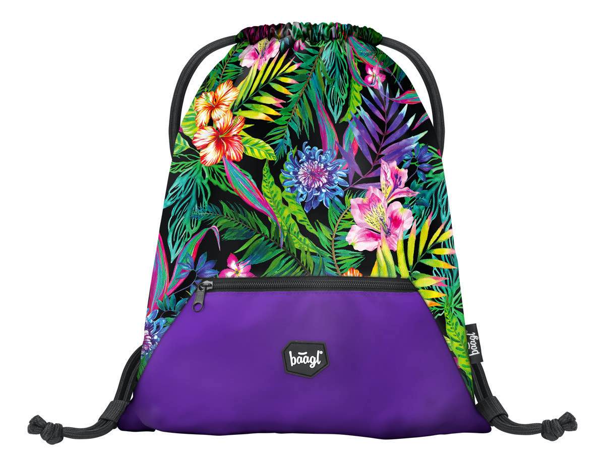 Cubic Tropical Rucksack-Set 3tlg: Rucksack, Federmäppchen, Turnbeutel