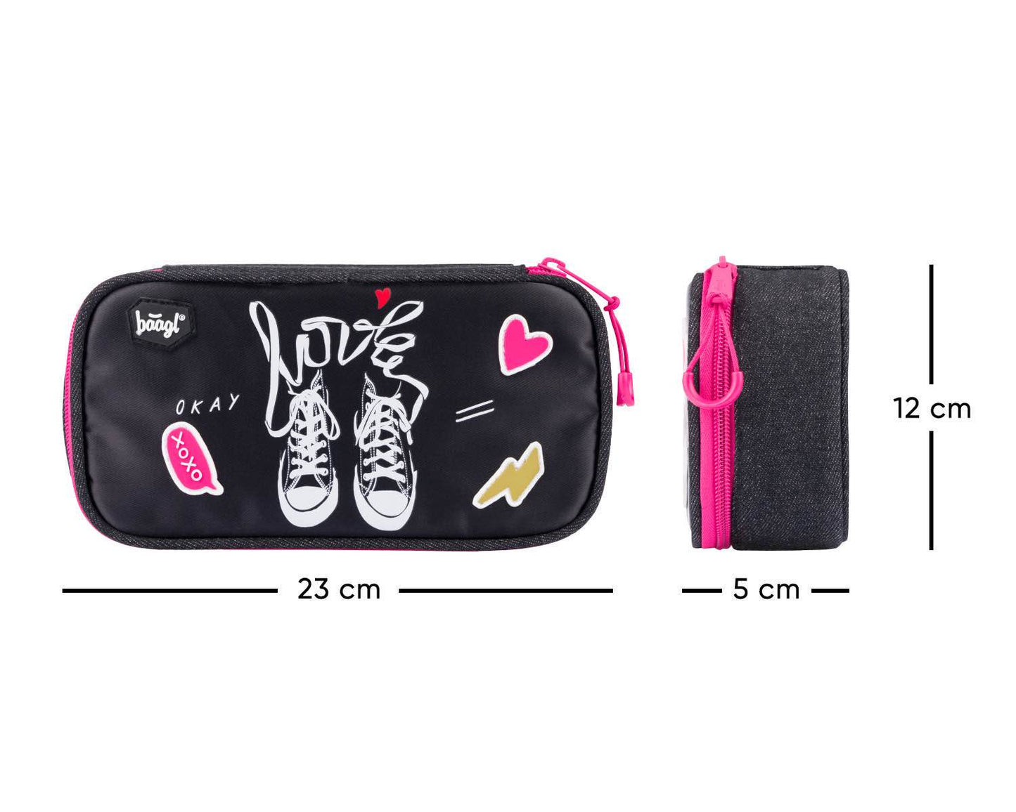 Cubic Sneakers Rucksack-Set 3tlg: Rucksack, Federmäppchen, Turnbeutel