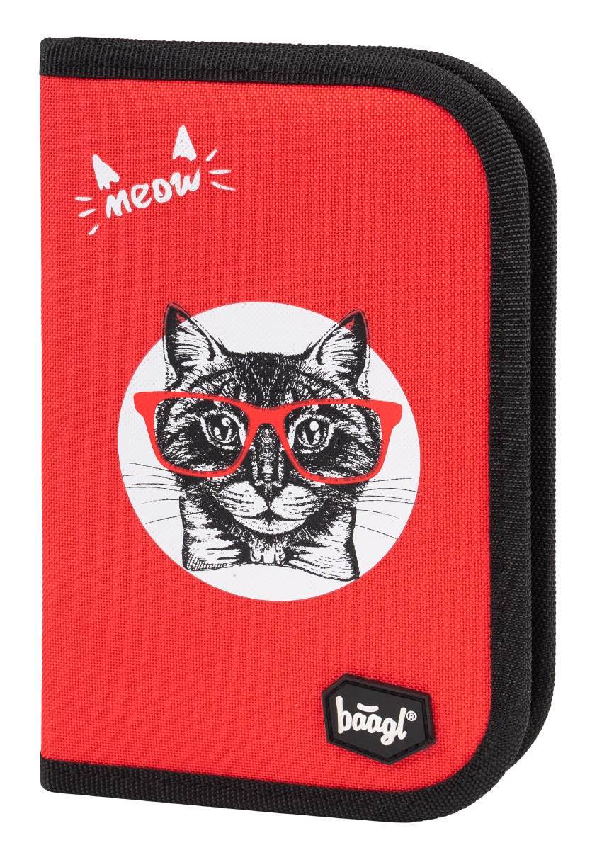 Katze Schulranzen-Set 3tlg: Schulranzen, Federmäppchen, Turnbeutel