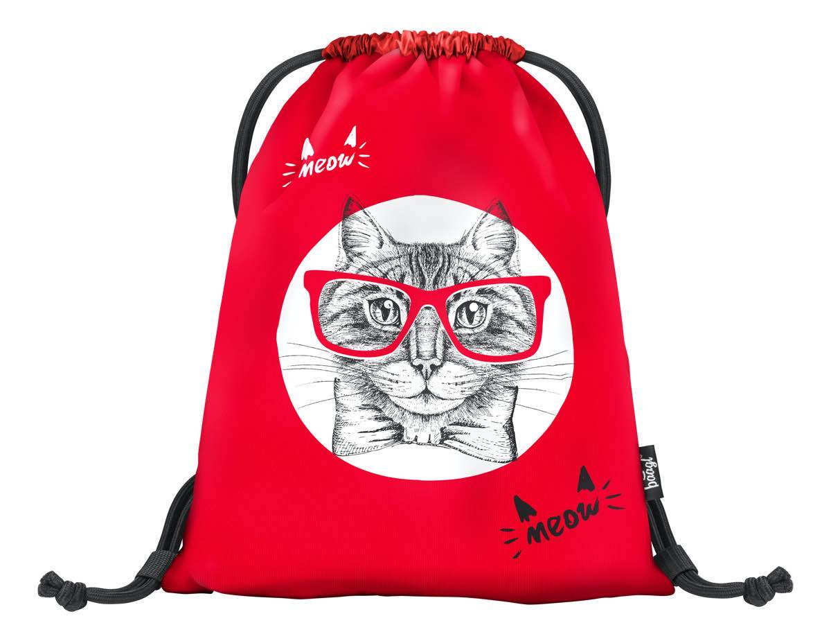 Katze Schulranzen-Set 3tlg: Schulranzen, Federmäppchen, Turnbeutel