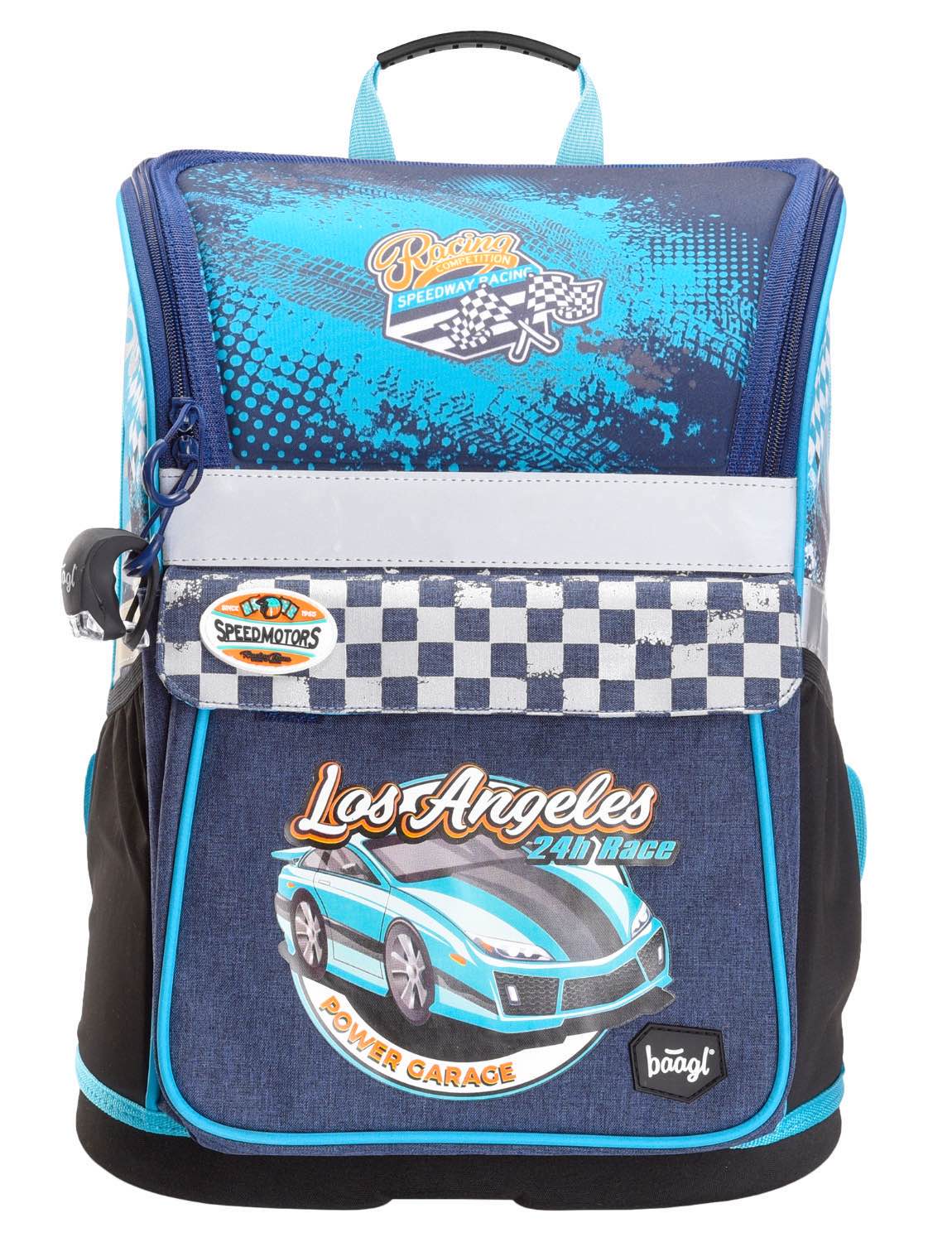 Zippy Racer Schulranzen-Set 3tlg: Schulranzen, Federmäppchen, Turnbeutel