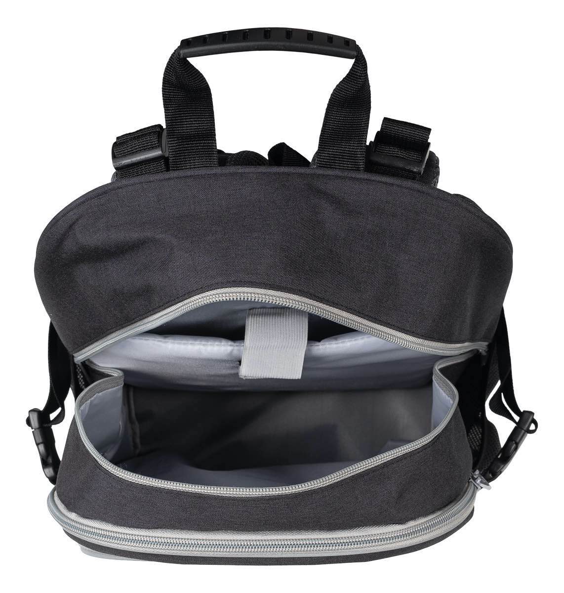 Black Rucksack-Set 3tlg: Rucksack, Federmäppchen, Turnbeutel