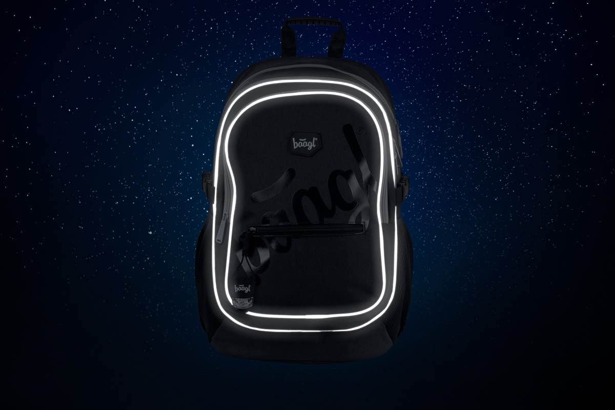 Black Rucksack-Set 3tlg: Rucksack, Federmäppchen, Turnbeutel