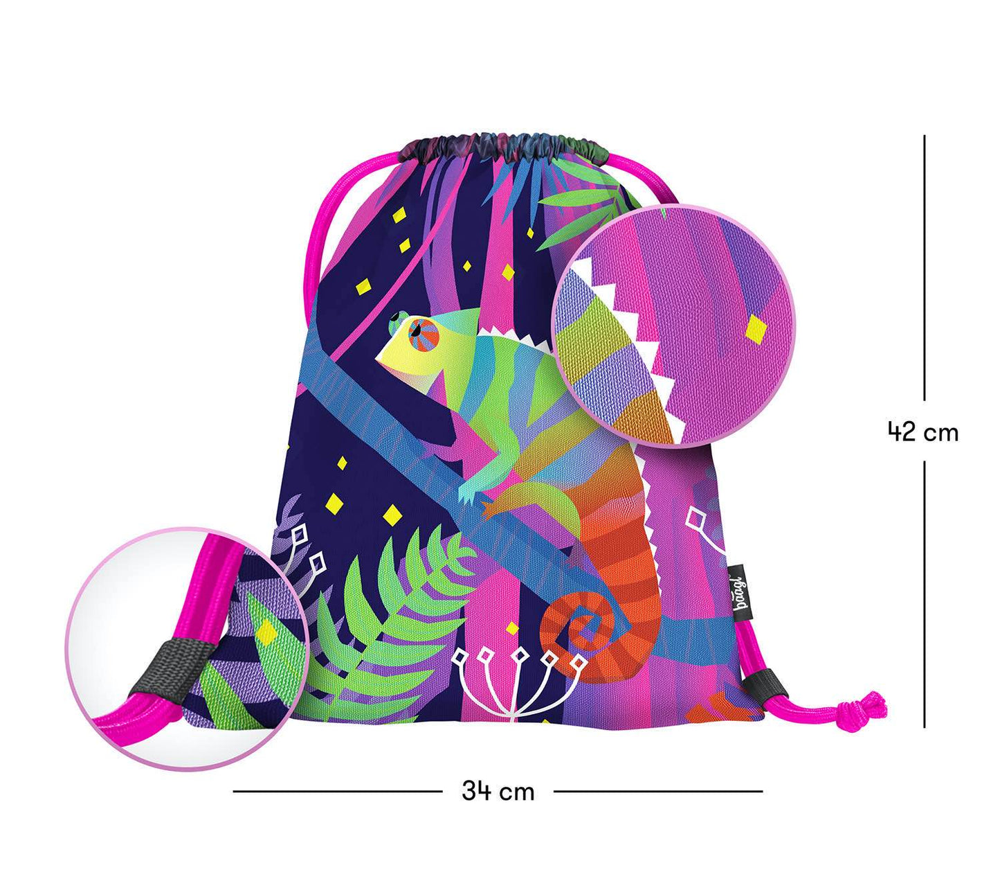Turnbeutel Chameleon