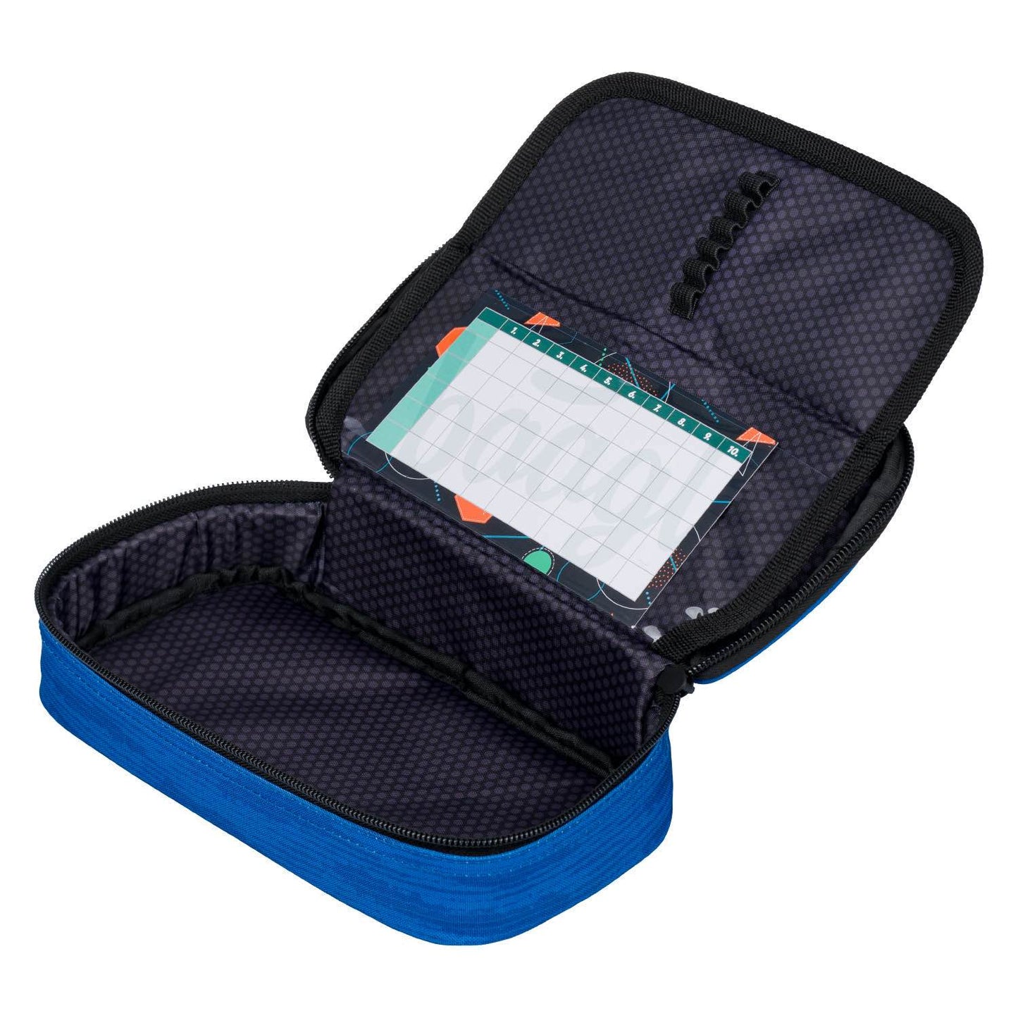 Etui Logo Blau