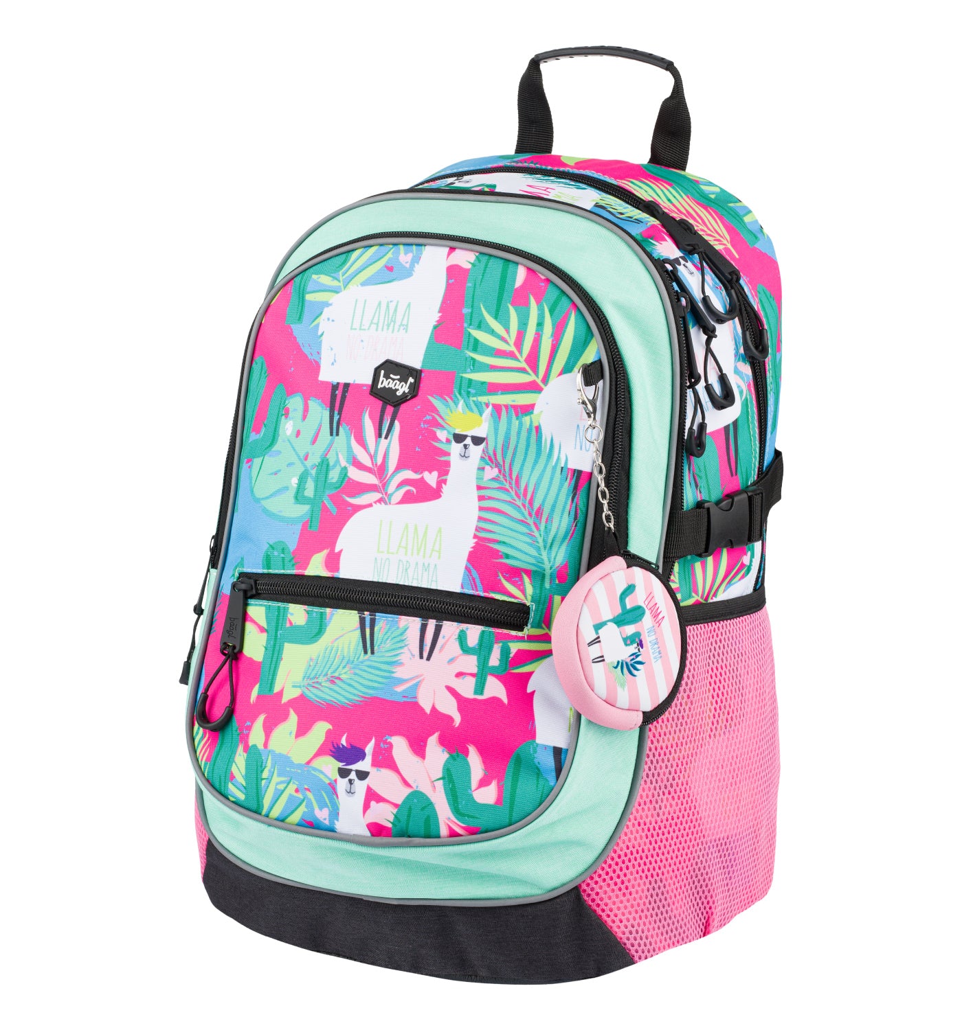 Lamas Rucksack-Set 3tlg: Rucksack, Federmäppchen, Turnbeutel