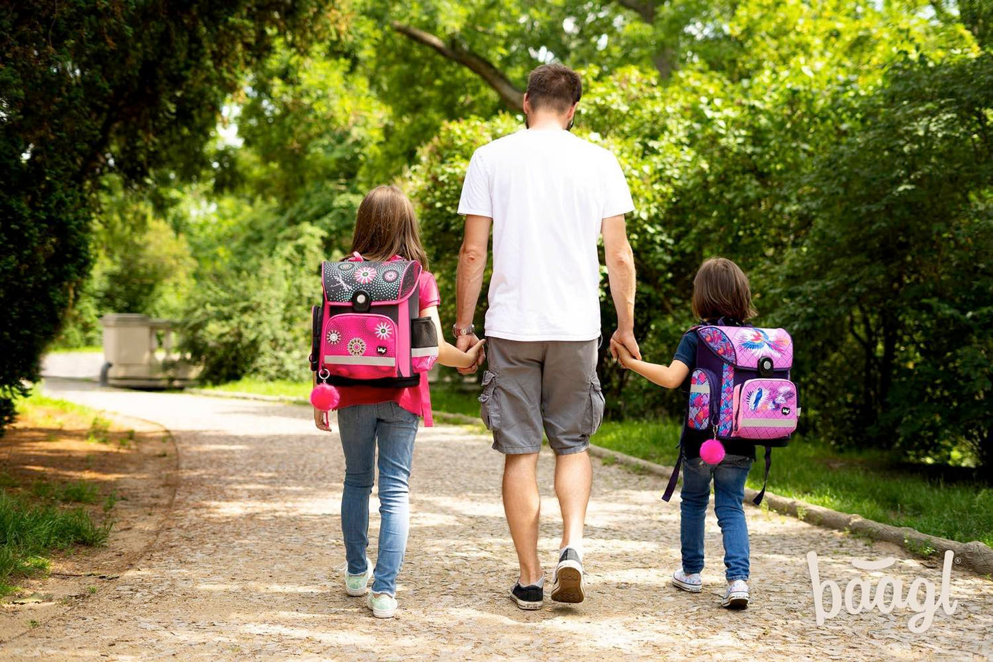 Papagei Schulranzen-Set 3tlg: Schulranzen, Federmäppchen, Turnbeutel