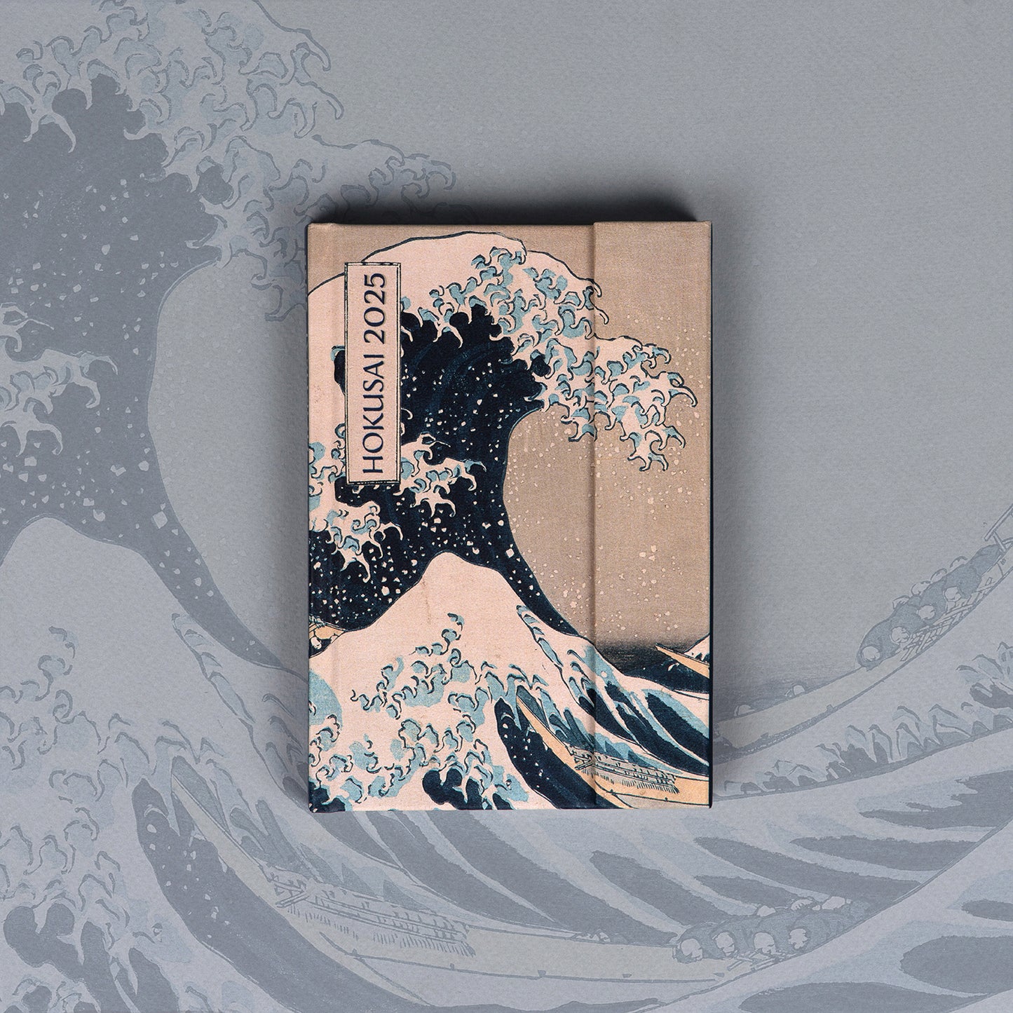 Wöchentliches magnetisches Terminplaner Katsushika Hokusai 2025, 11 x 16 cm