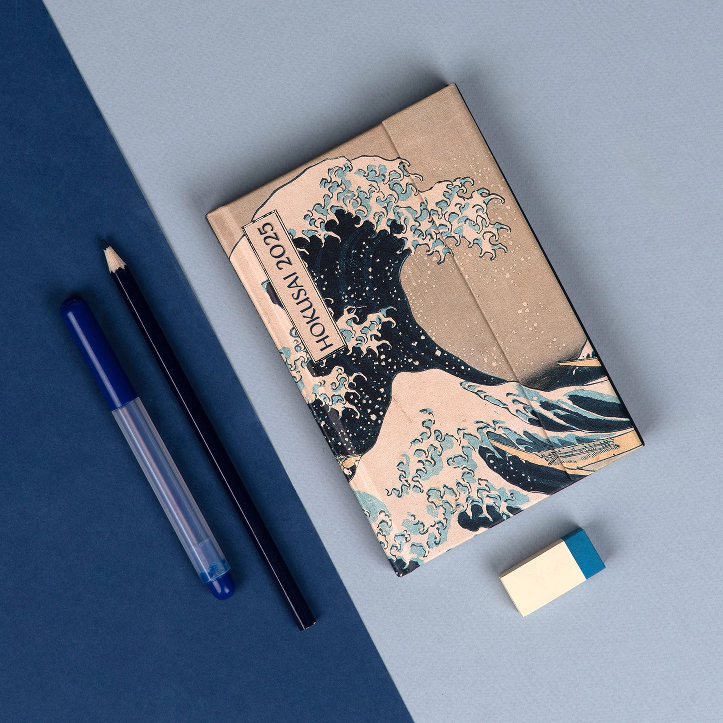 Wöchentliches magnetisches Terminplaner Katsushika Hokusai 2025, 11 x 16 cm