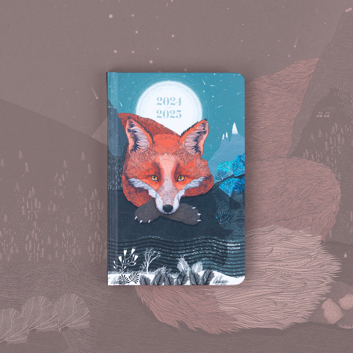 18-Monats- Terminplaner Petito - Fuchs 2024/2025, 11 x 17 cm