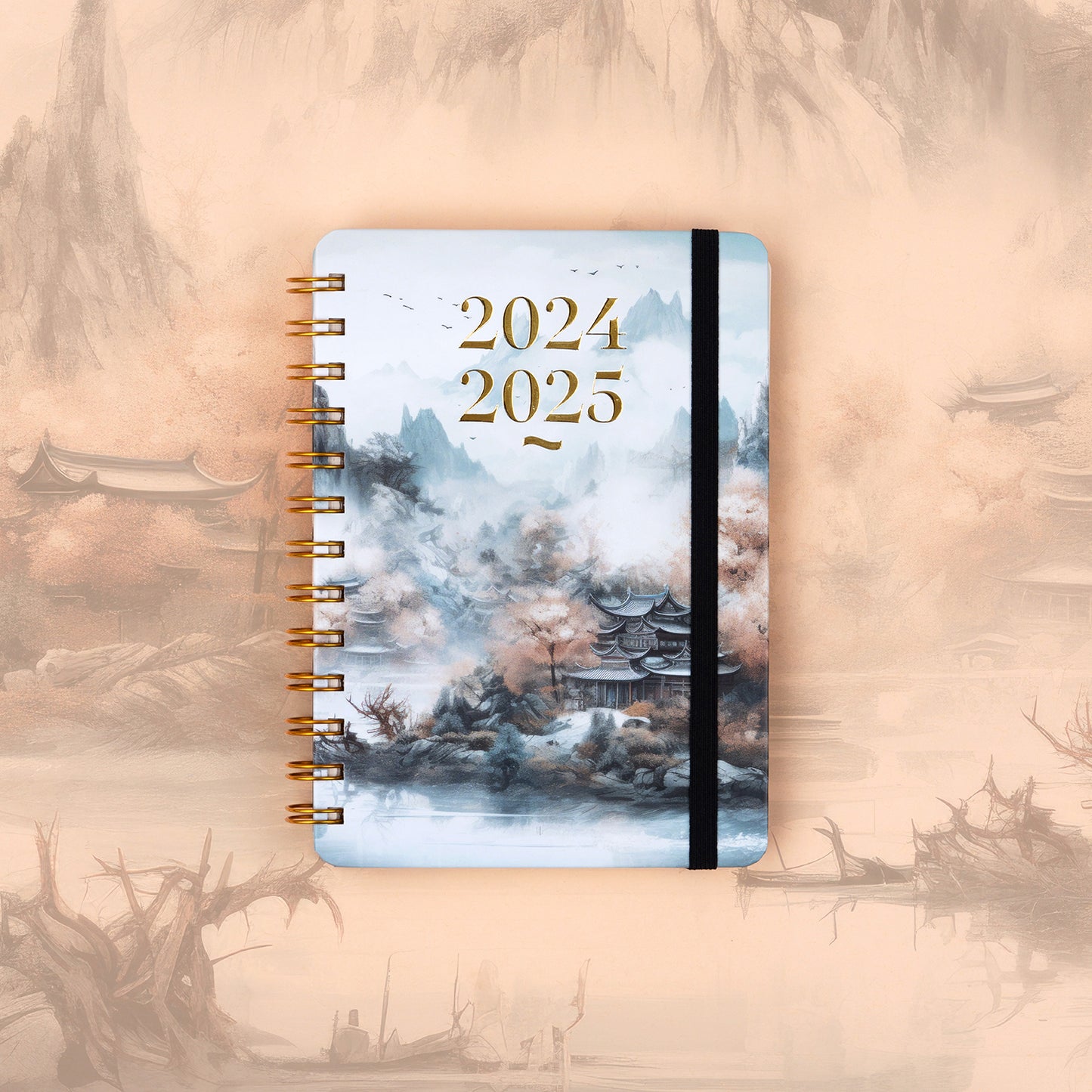 18-Monats-Spiralkalender Petito - Japan 2024/2025, 13 x 18 cm