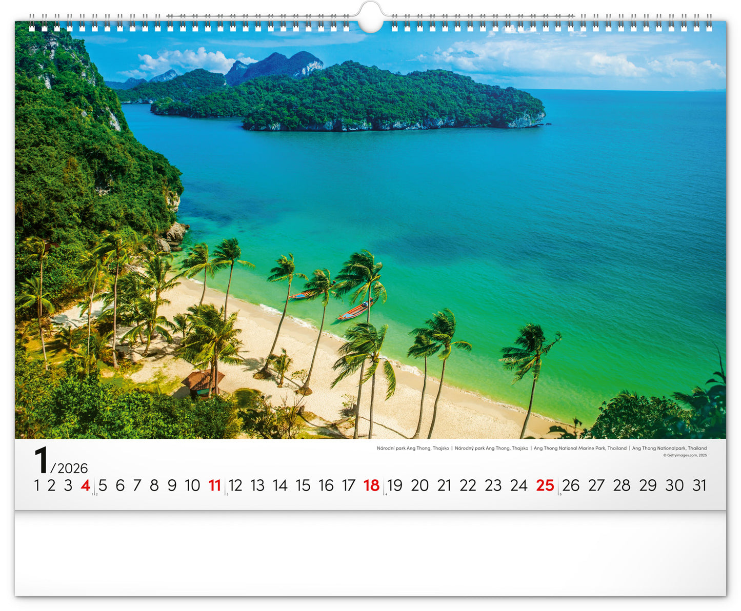 Wandkalender Meer 2026, 48 x 33 cm