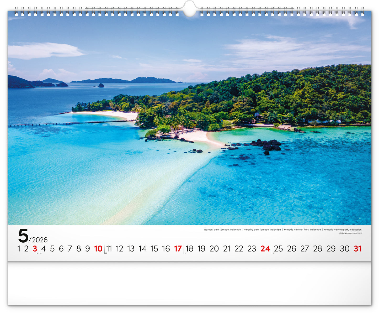 Wandkalender Meer 2026, 48 x 33 cm