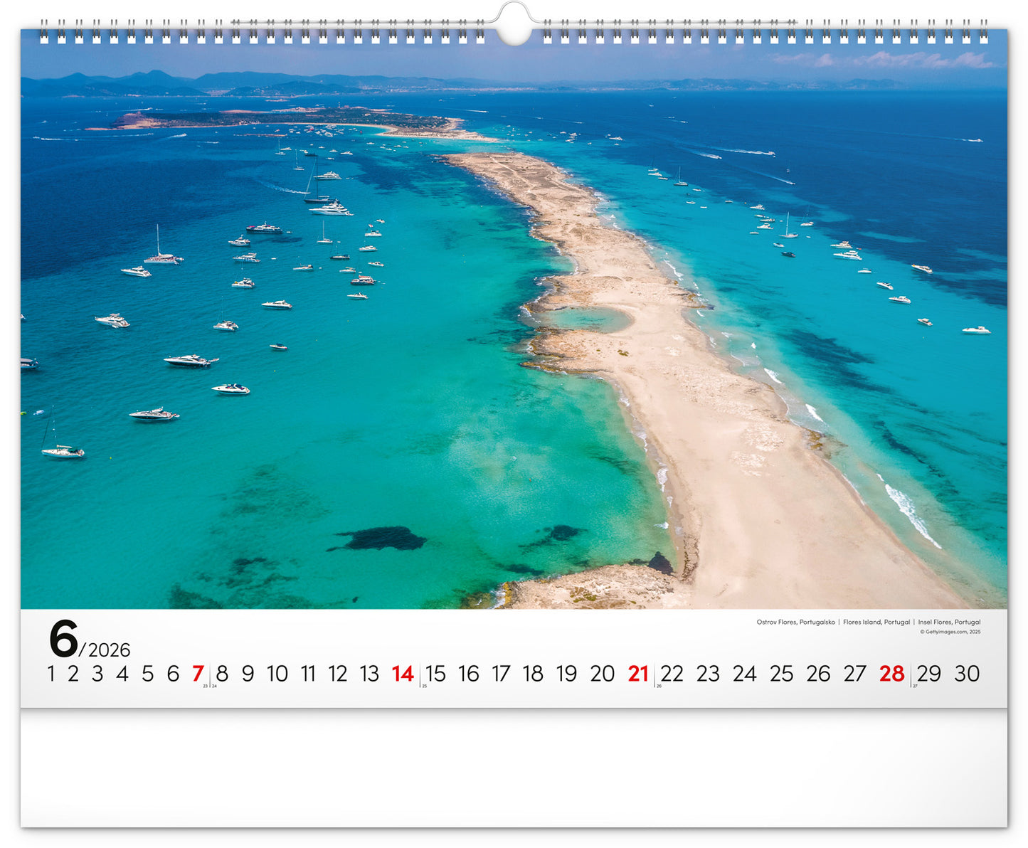 Wandkalender Meer 2026, 48 x 33 cm