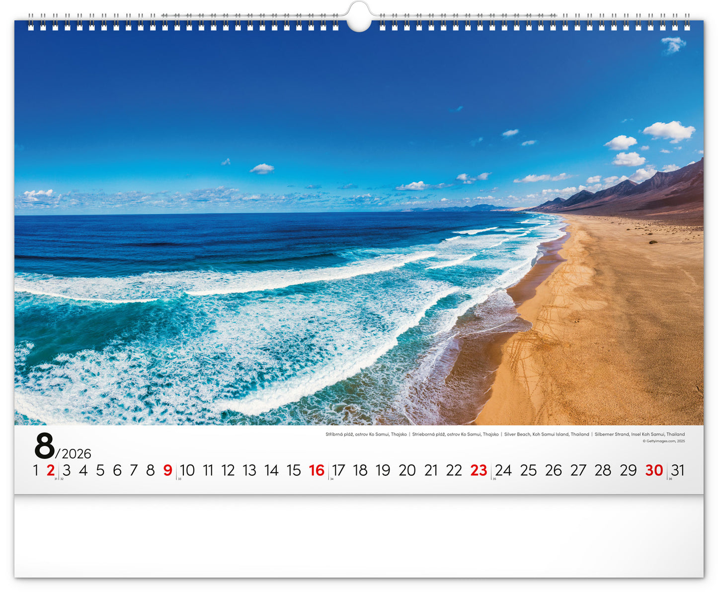 Wandkalender Meer 2026, 48 x 33 cm