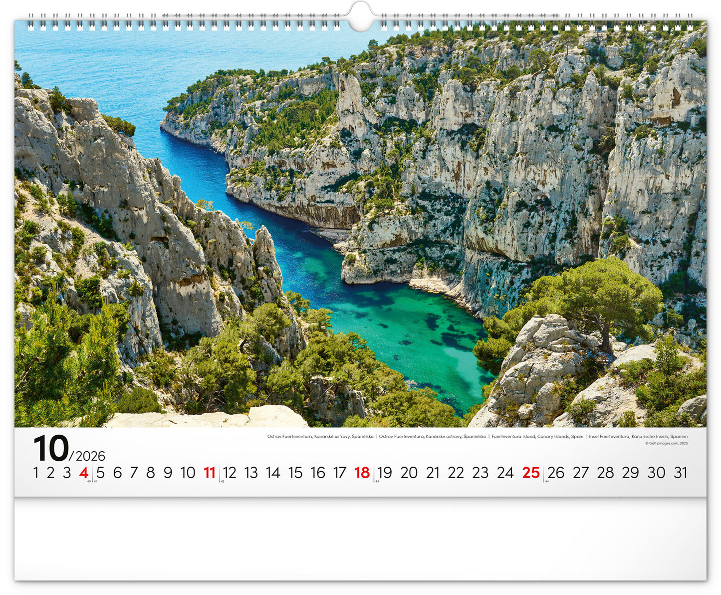 Wandkalender Meer 2026, 48 x 33 cm