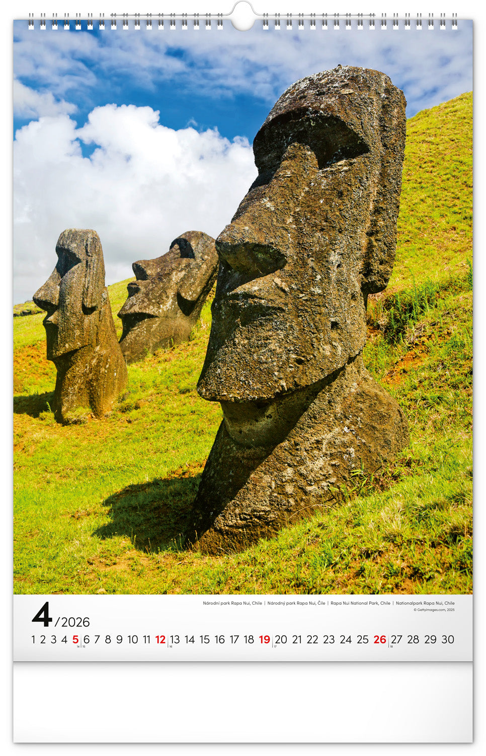 Wandkalender Weltmonumente 2026, 33 x 46 cm