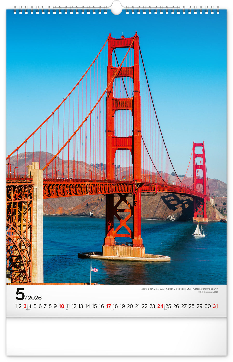 Wandkalender Weltmonumente 2026, 33 x 46 cm