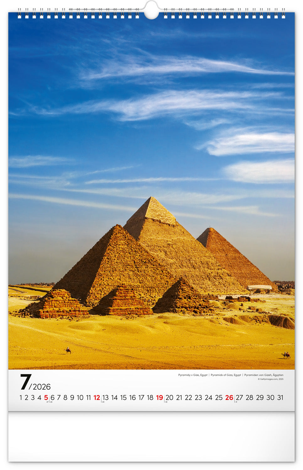 Wandkalender Weltmonumente 2026, 33 x 46 cm