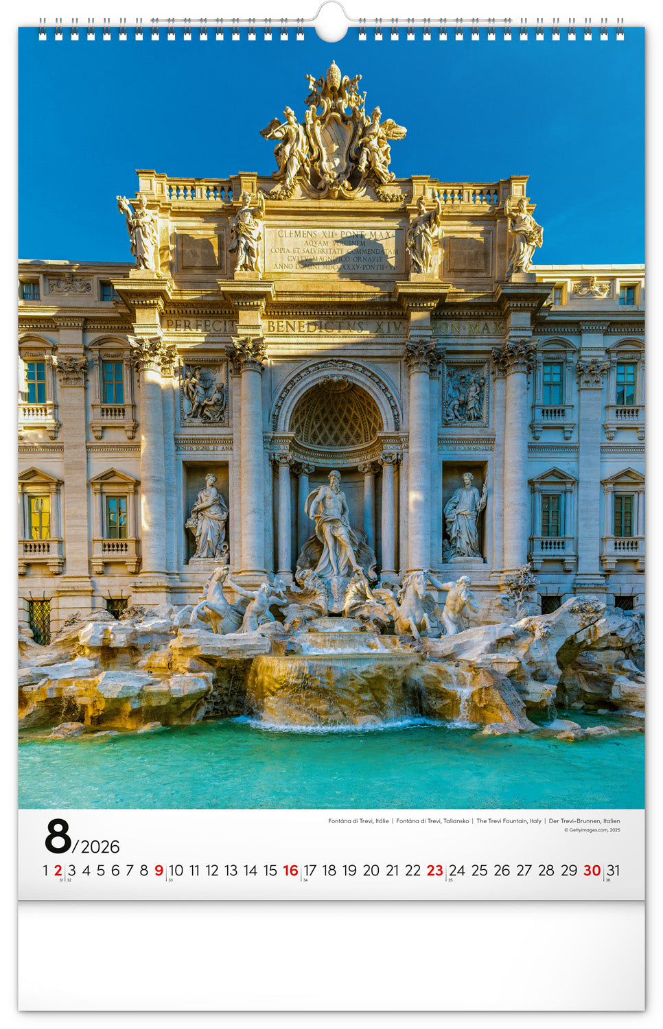 Wandkalender Weltmonumente 2026, 33 x 46 cm