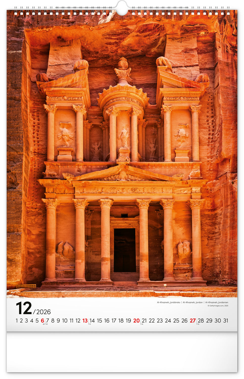 Wandkalender Weltmonumente 2026, 33 x 46 cm