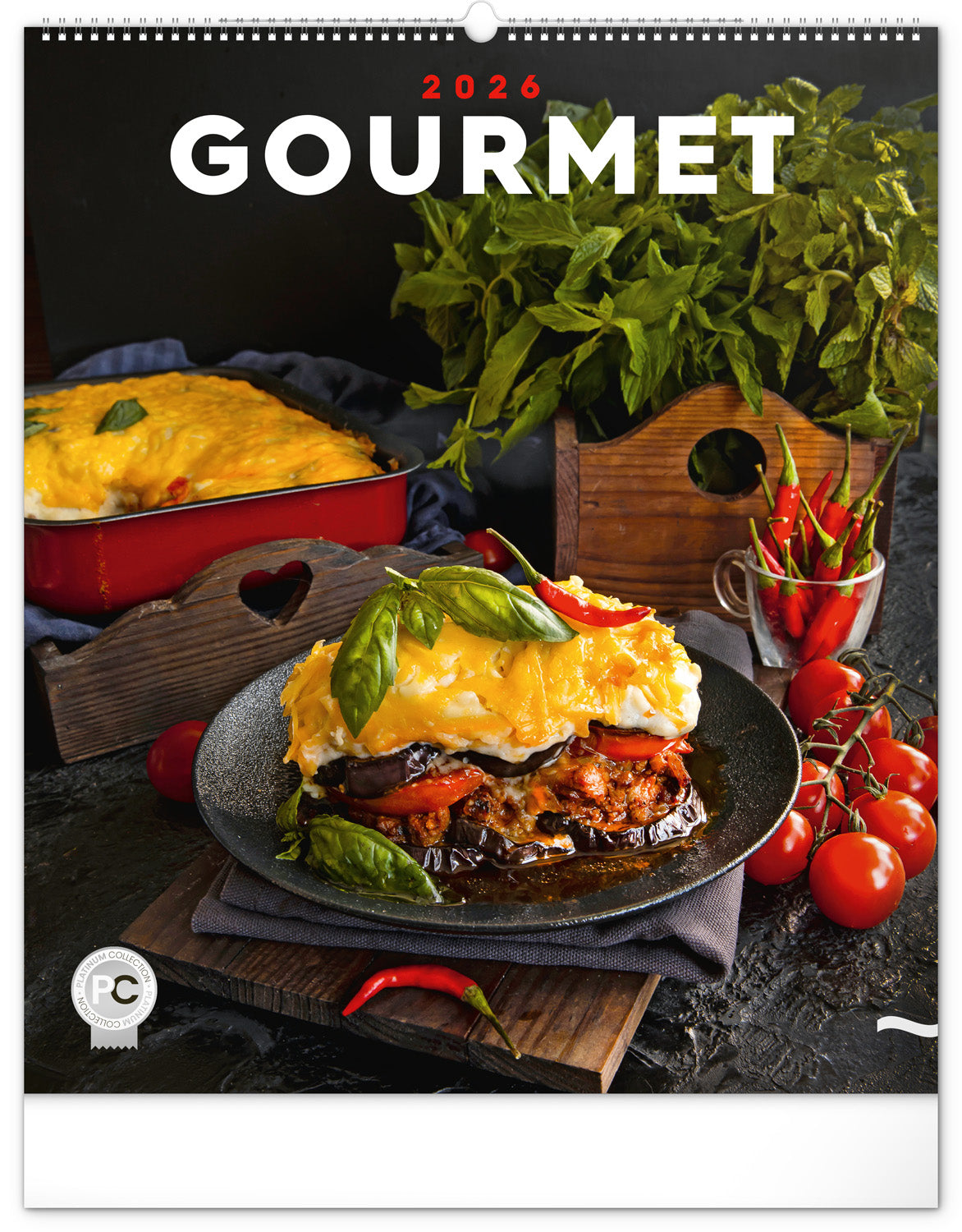 Wandkalender Gourmet 2026, 48 x 56 cm