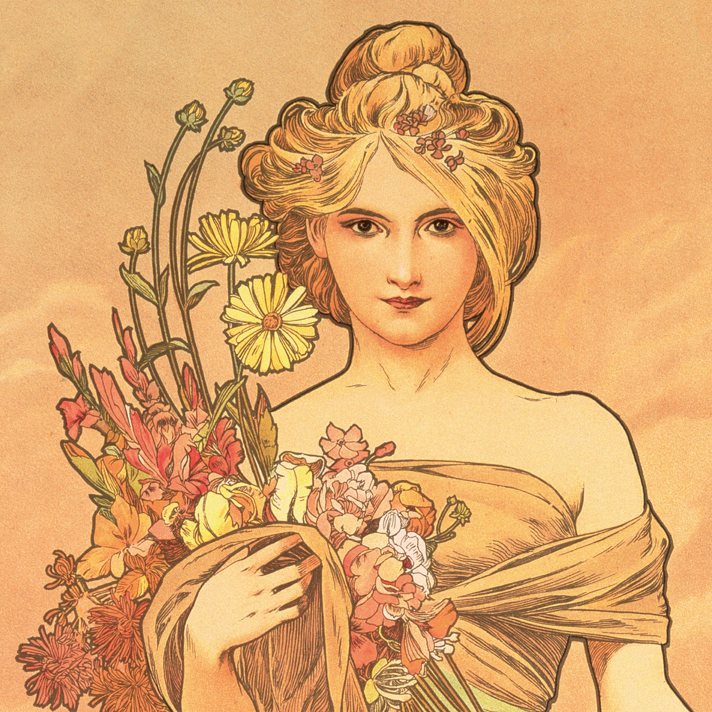Broschürenkalender Alfons Mucha 2024, 30 × 30 cm
