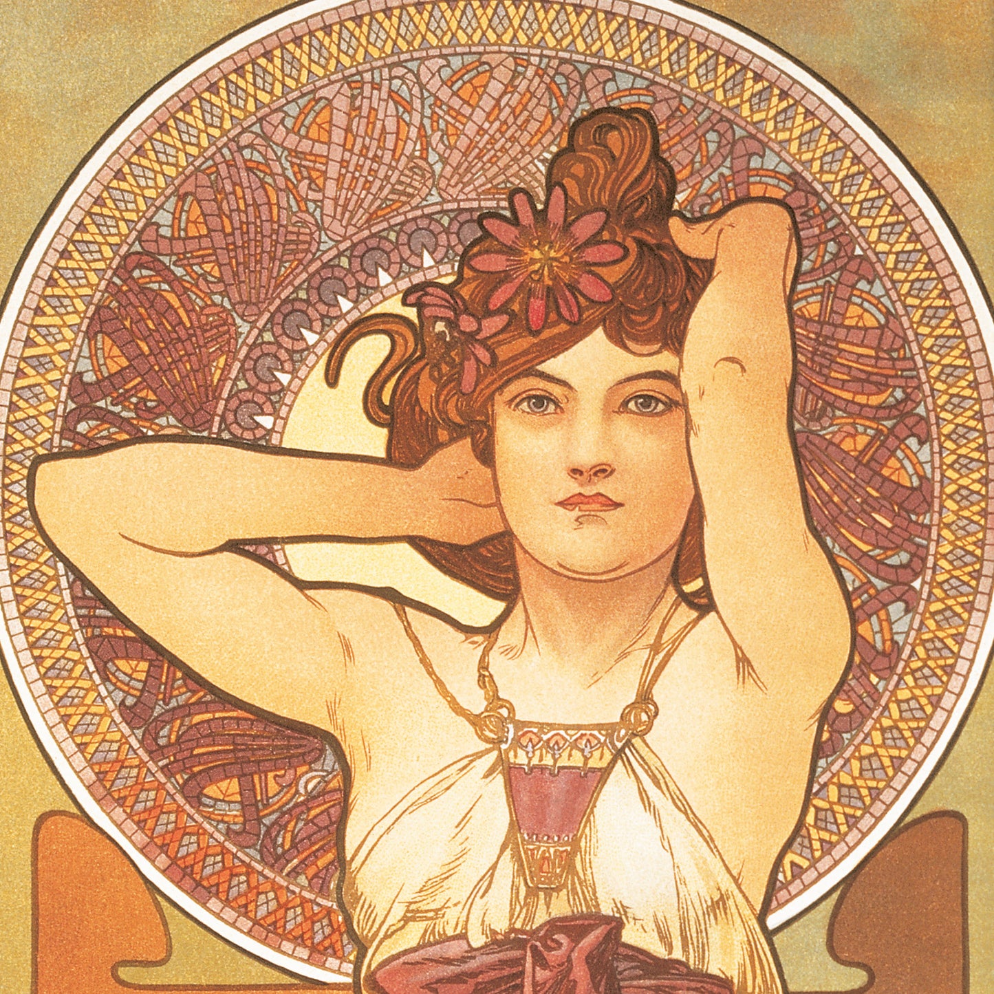 Broschürenkalender Alfons Mucha 2024, 30 × 30 cm
