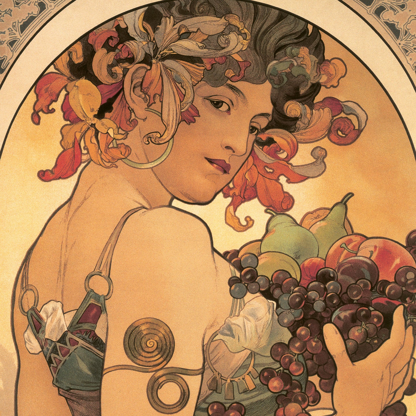 Broschürenkalender Alfons Mucha 2024, 30 × 30 cm
