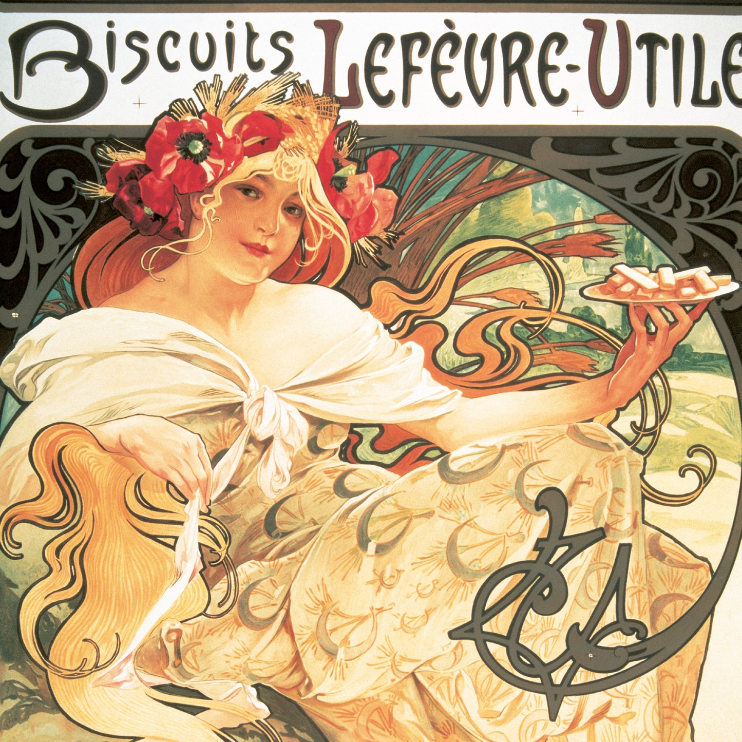 Broschürenkalender Alfons Mucha 2024, 30 × 30 cm