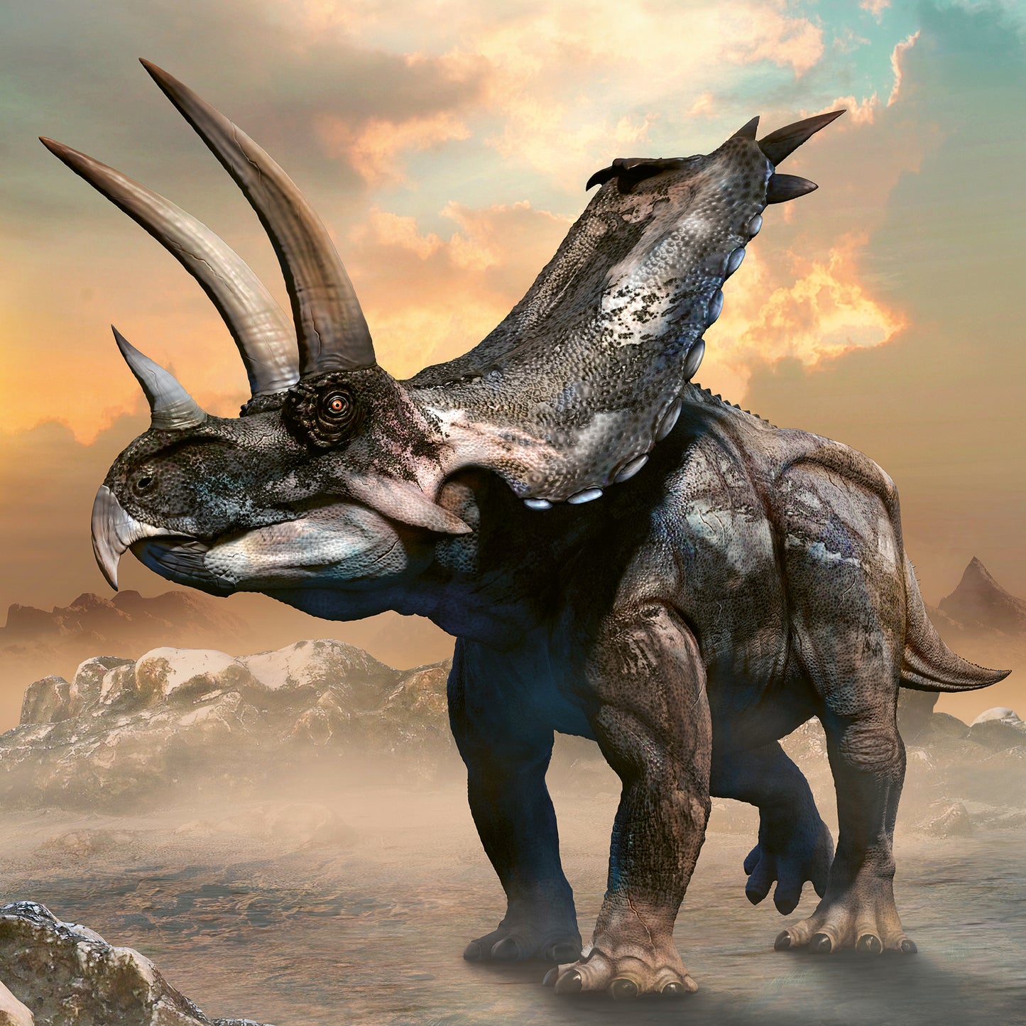 Broschürenkalender Dinosaurier 2024, 30 × 30 cm