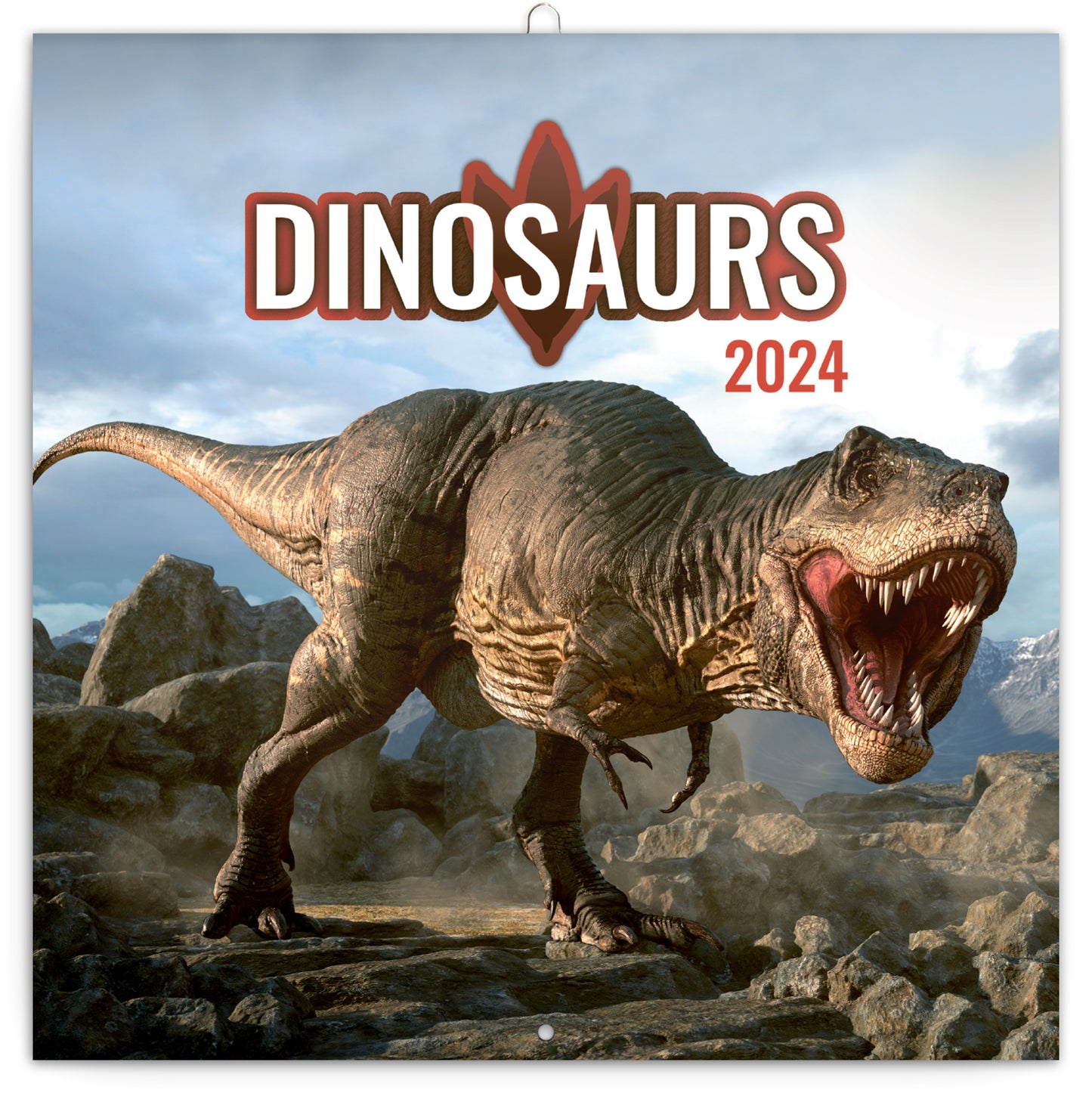 Broschürenkalender Dinosaurier 2024, 30 × 30 cm