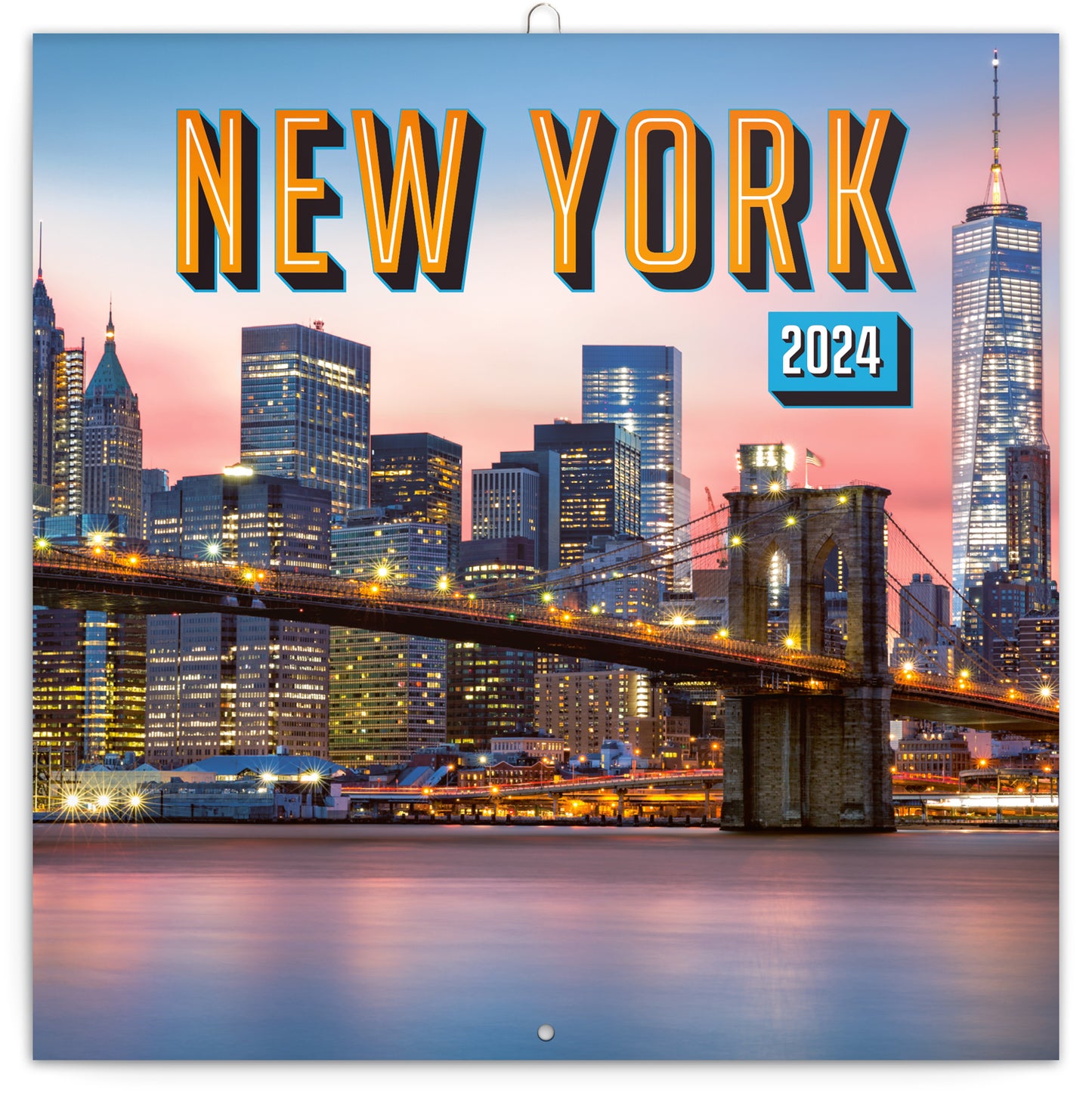 Broschürenkalender New York 2024, 30 × 30 cm